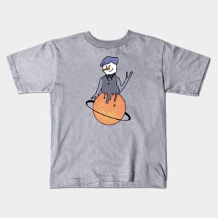 Trippy Melting Snowman Kids T-Shirt